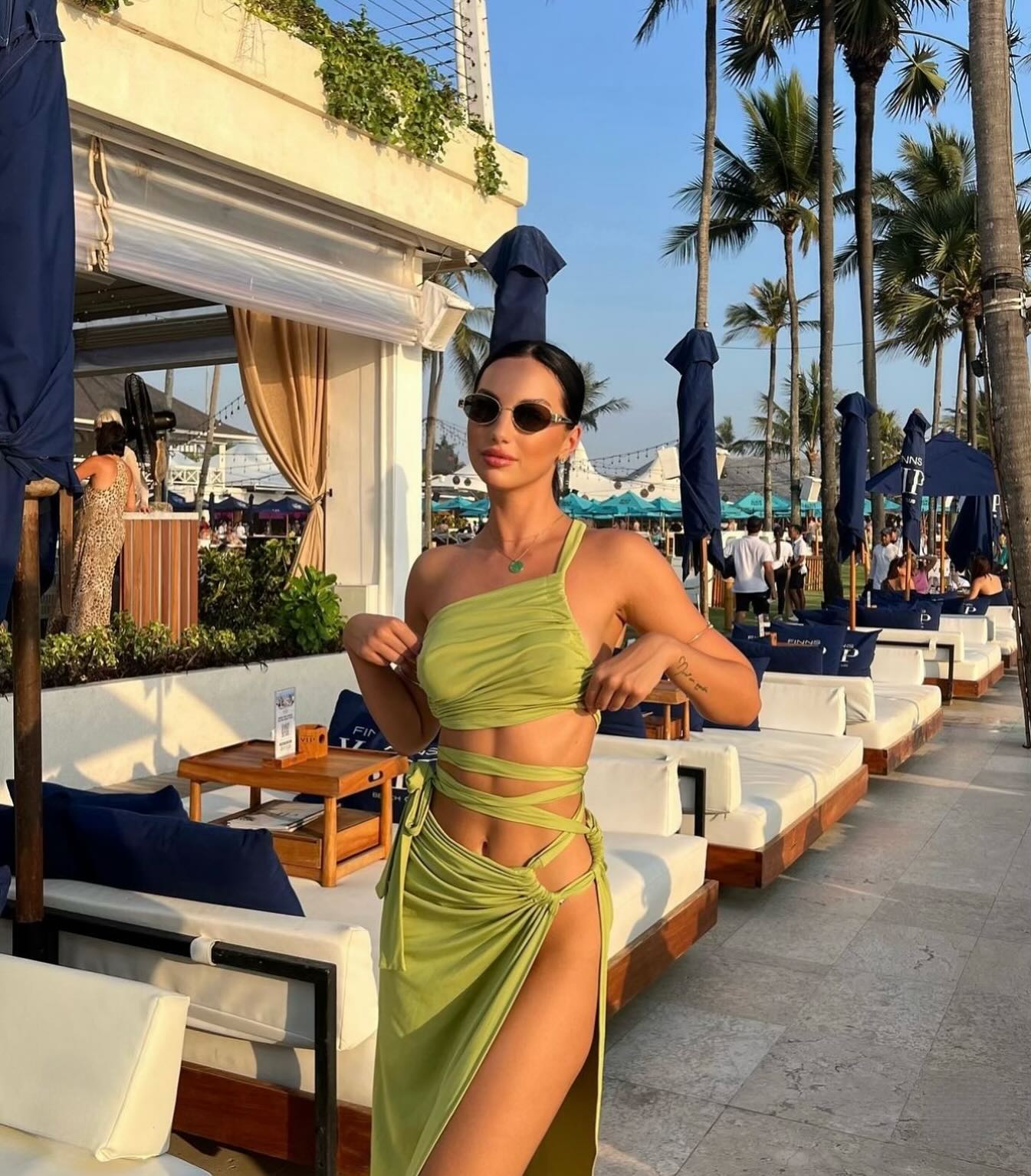 CANCUN SET TOP AND SKIRT  MAXI DRESS