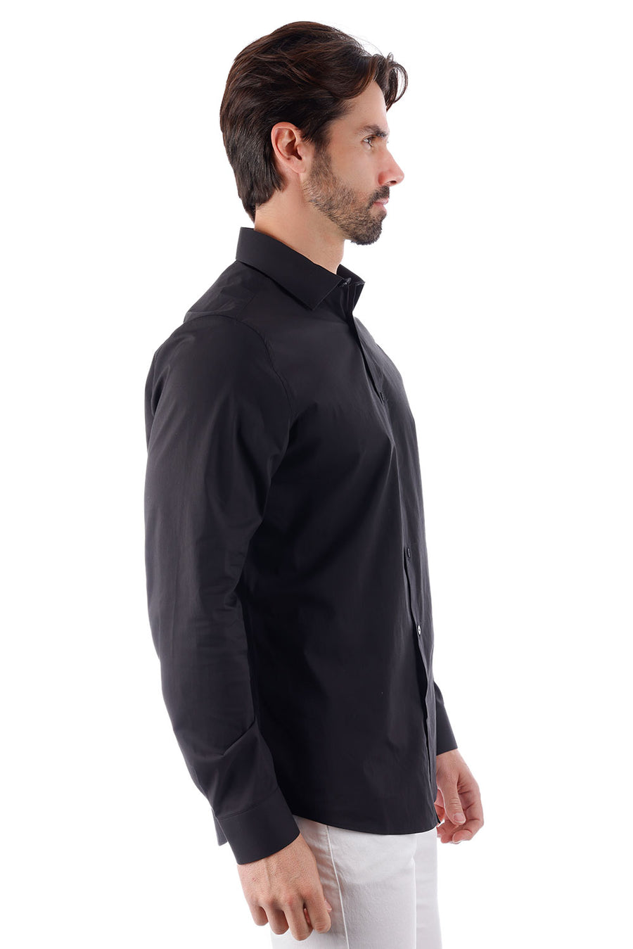 PLAIN PREMIUM MEN'S LONG SLEEVE SHIRT