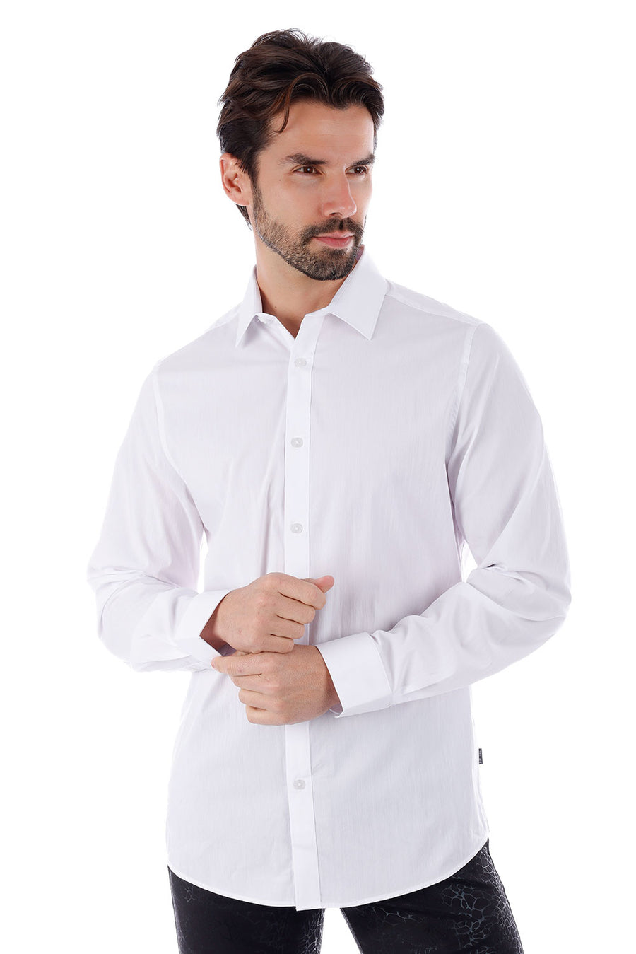 PLAIN PREMIUM MEN'S LONG SLEEVE SHIRTS