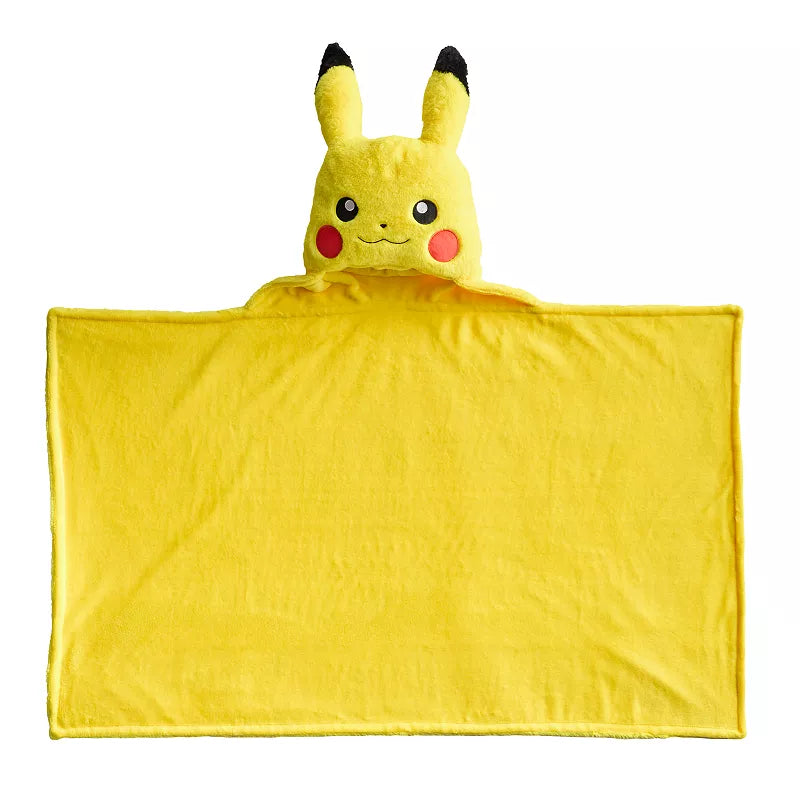 POKEMON PIKACHU HOODED THROW BLANKET
