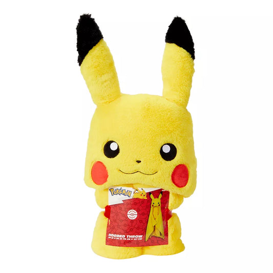 POKEMON PIKACHU HOODED THROW BLANKET