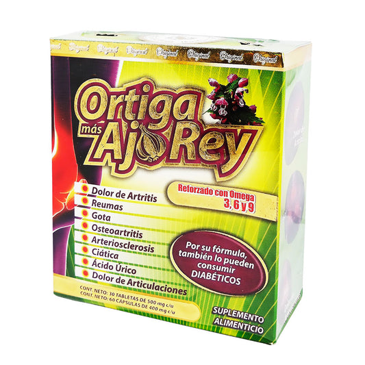 ORTIGA MAS AJO REY SUPLEMENTO NATURAL