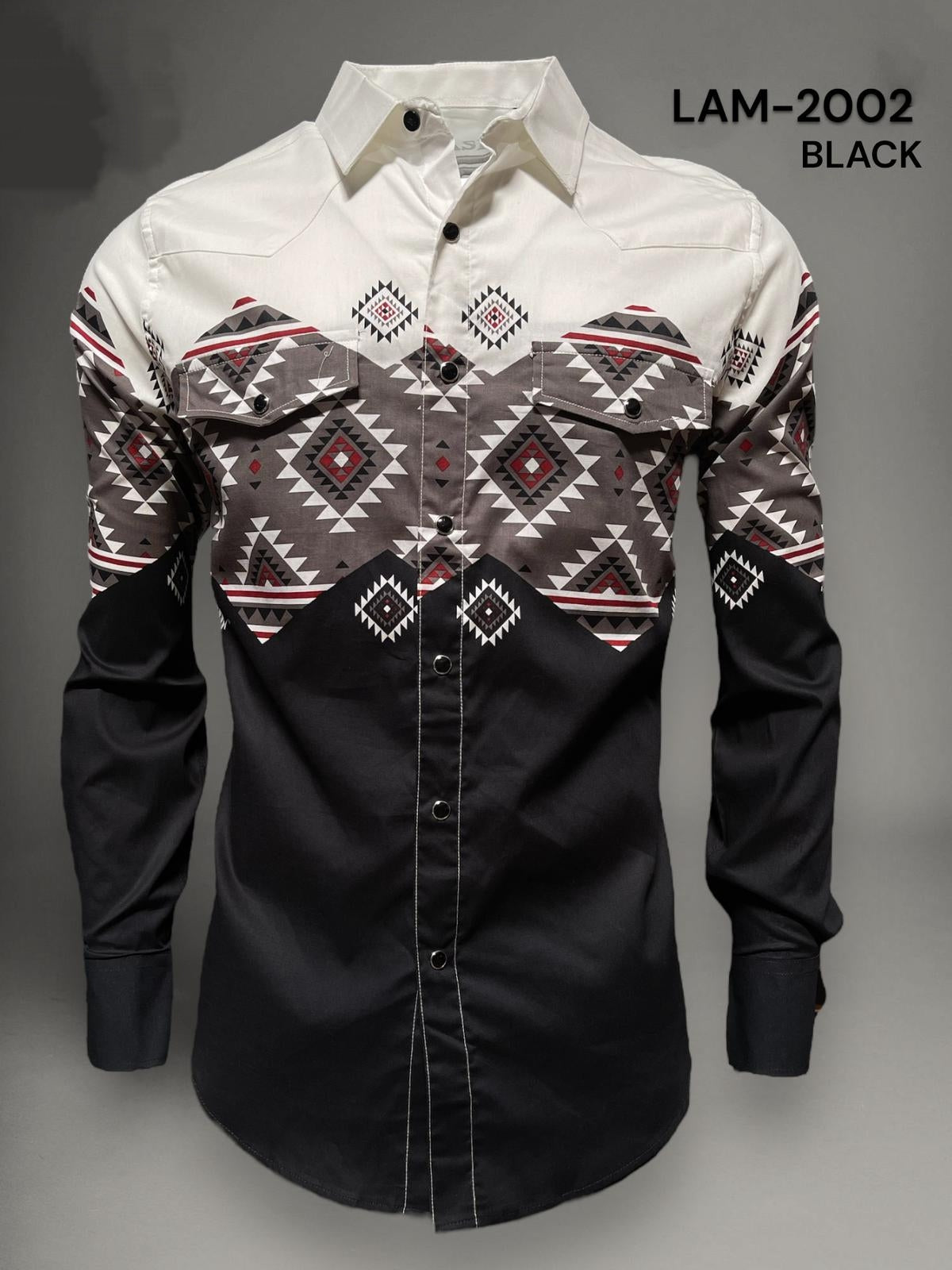 AZTEC SNAP LONG SLEEVE SHIRT