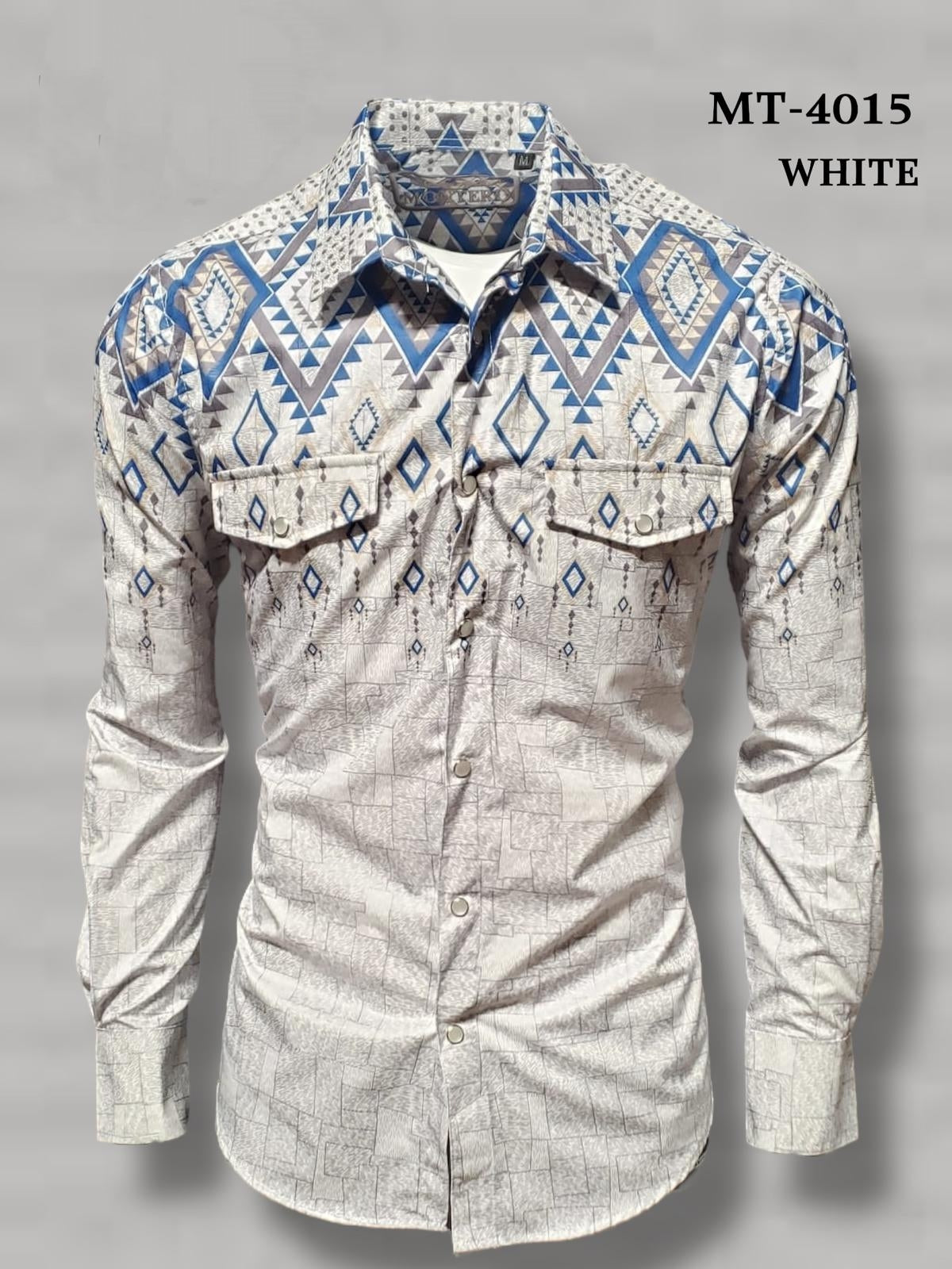 JACKSON PRINTED SNAP BUTTON LONG SLEEVE SHIRT