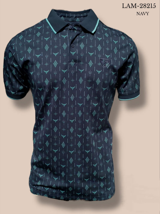 GEORGE PRINTED POLO SHIRT