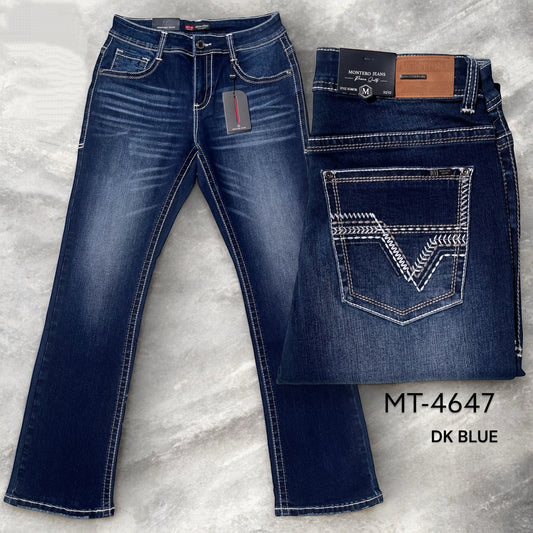 STRETCH BOOT CUT DENIM JEANS