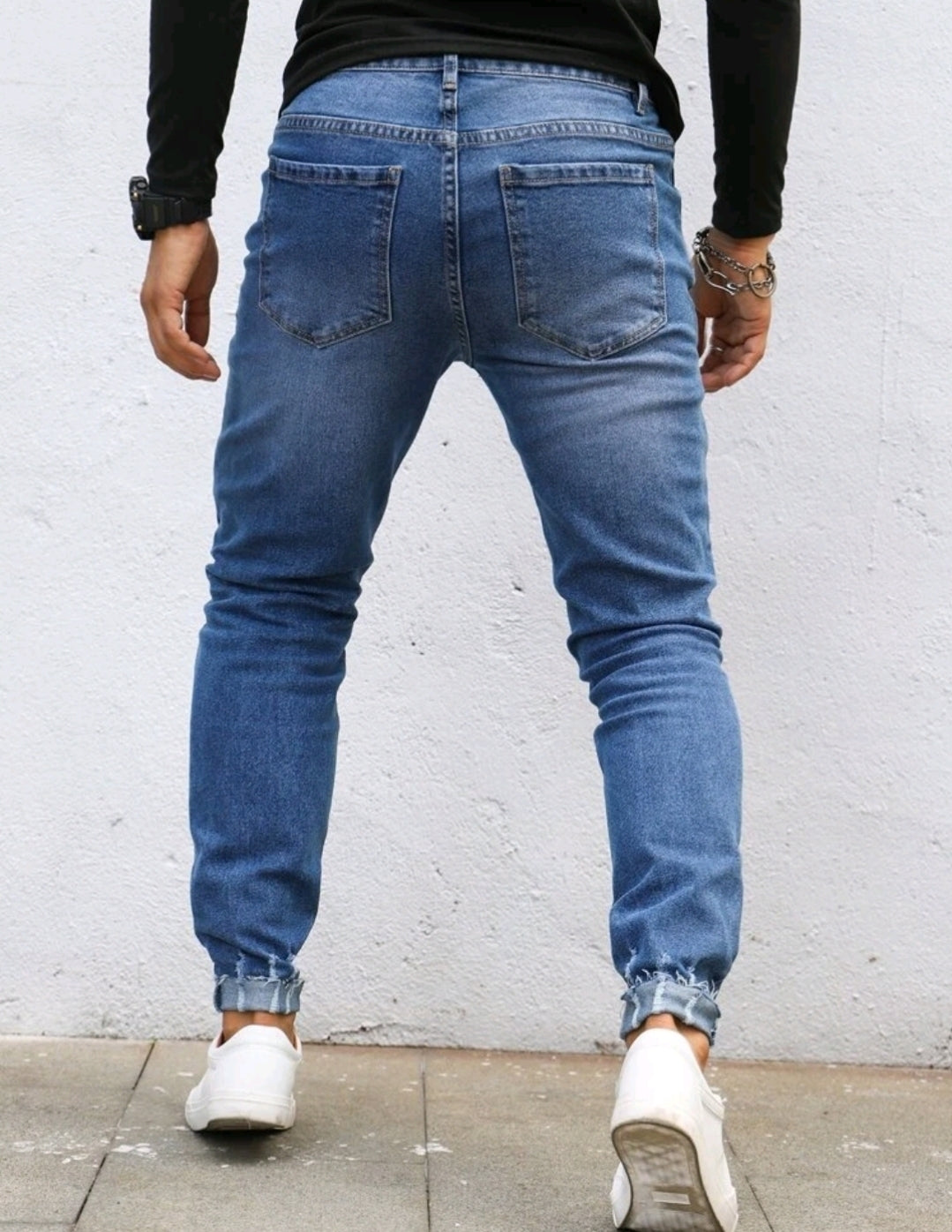 RIPED STRETCH MEN'S JEAN'S