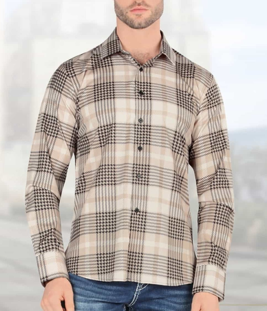 MODER FIT PRINTED MEN'S SHIRT