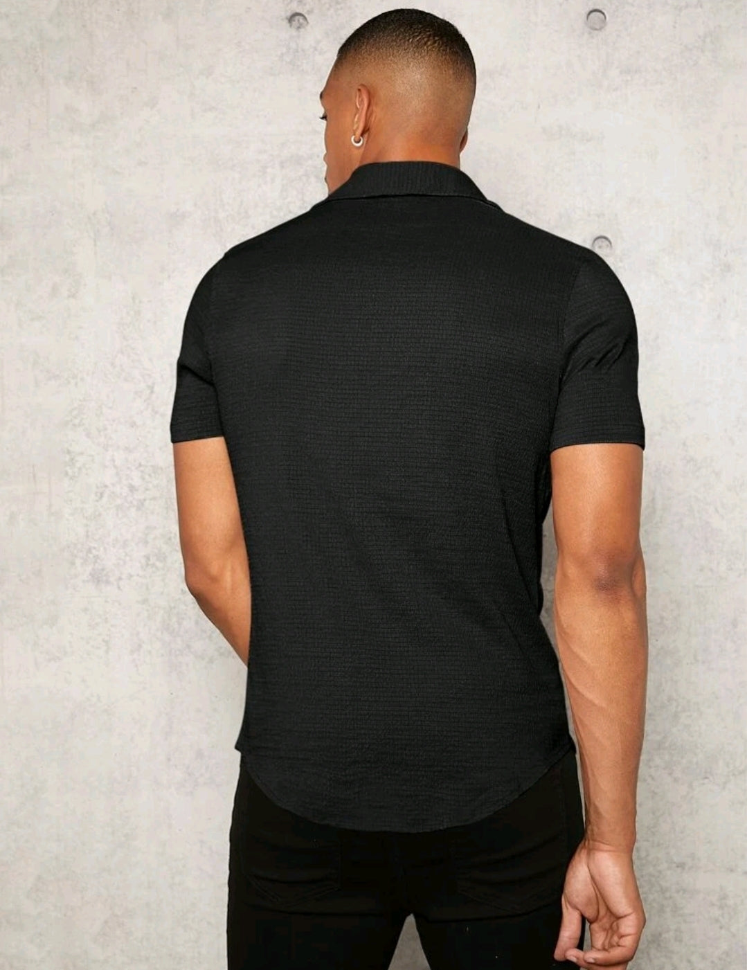 PLAIN MODERN FIT SHORT SLEEVE SHIRT