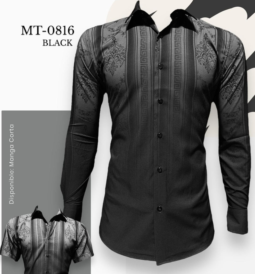 GREEK PRINTED MODERN FIT SHIRT