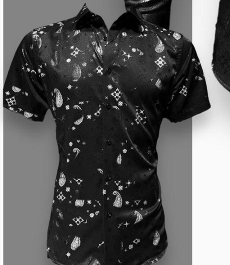 ELEGANT MODERN PRINT MEN SHIRT