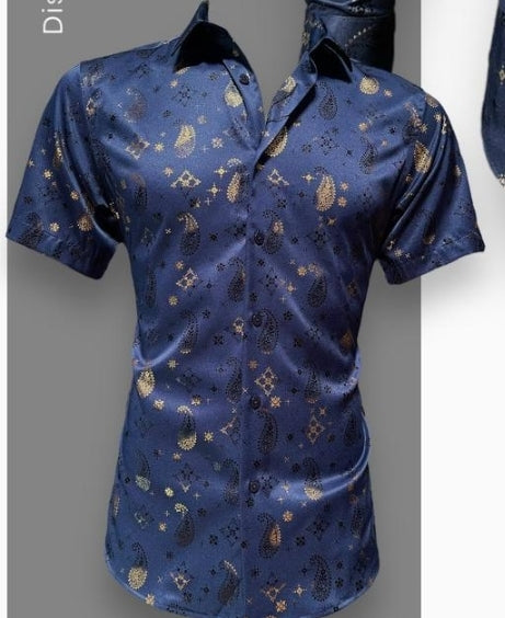 ELEGANT MODERN PRINT MEN SHIRT