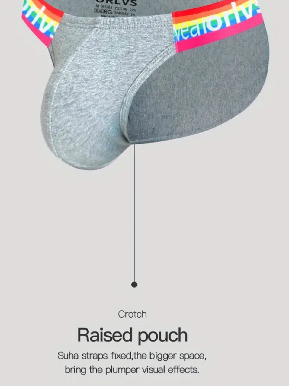 LOW WAIST BREATHABLE STRECHY TRIANGLE BRIEF