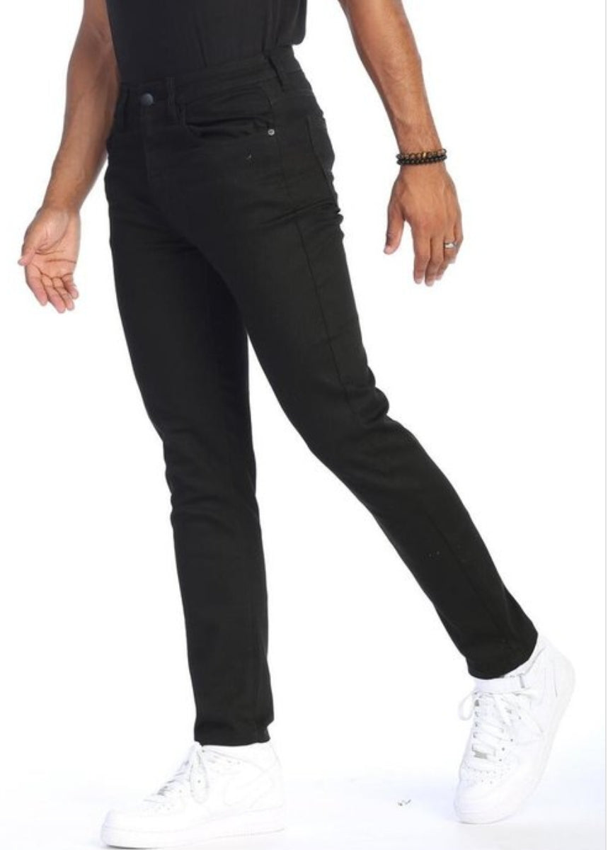 MEN SLIM FIT PLAIN PREMIUM STRETCH DENIM JEAN'S