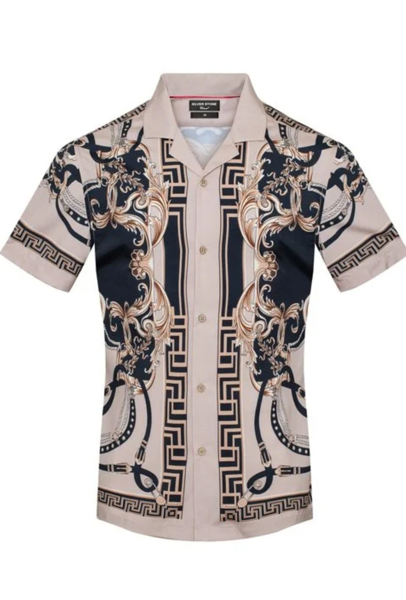 BAROQUE PRINTED SHORT SLEEVE SHIRT