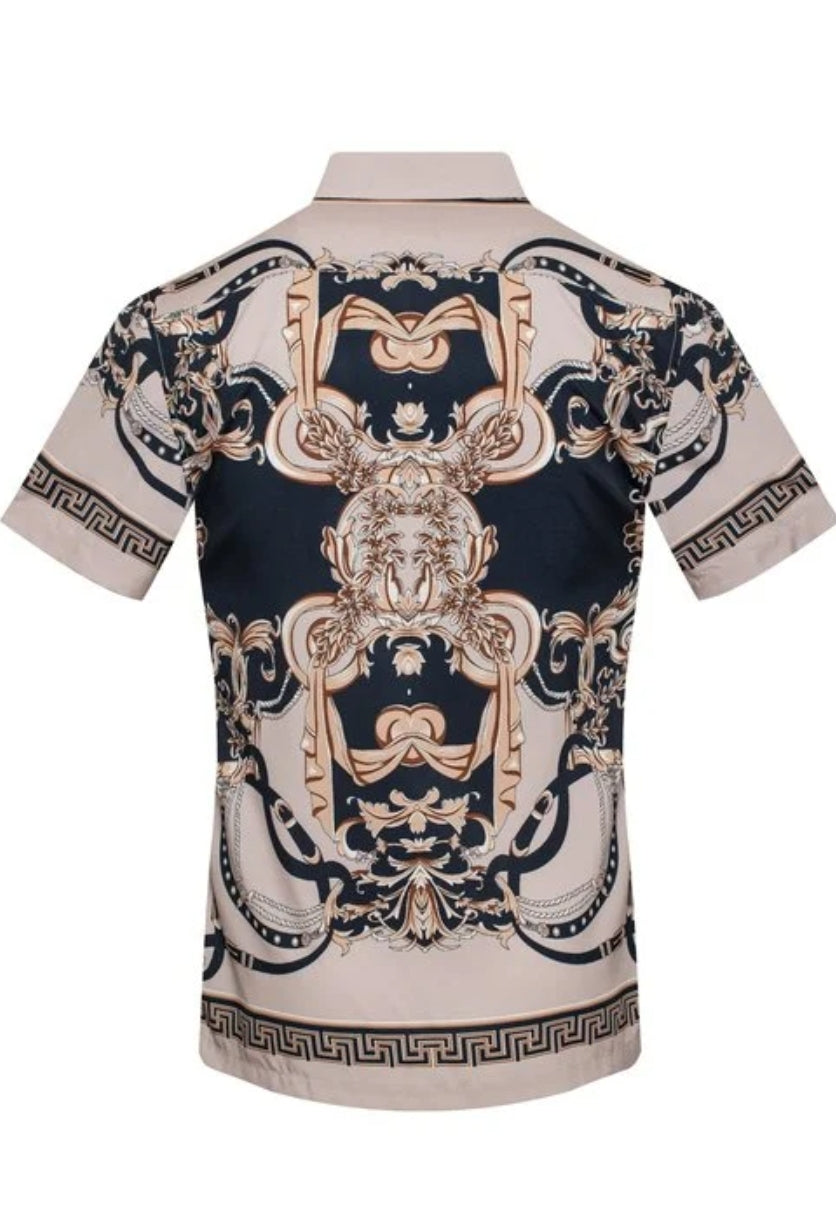 BAROQUE PRINTED SHORT SLEEVE SHIRT