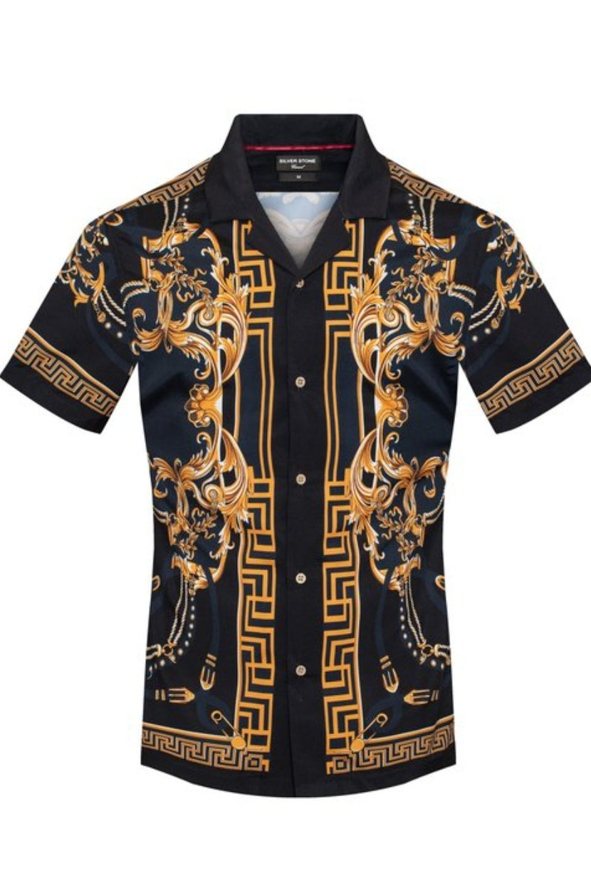BAROQUE PRINTED SHORT SLEEVE SHIRT