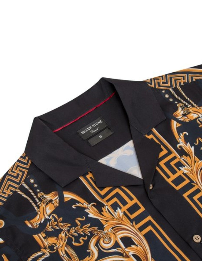 BAROQUE PRINTED SHORT SLEEVE SHIRT