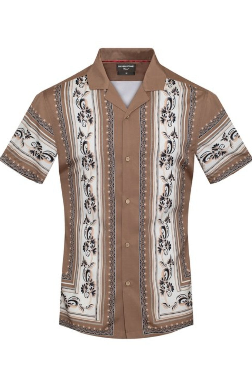 BAROQUE PRINTED SHORT SLEEVE SHIRT