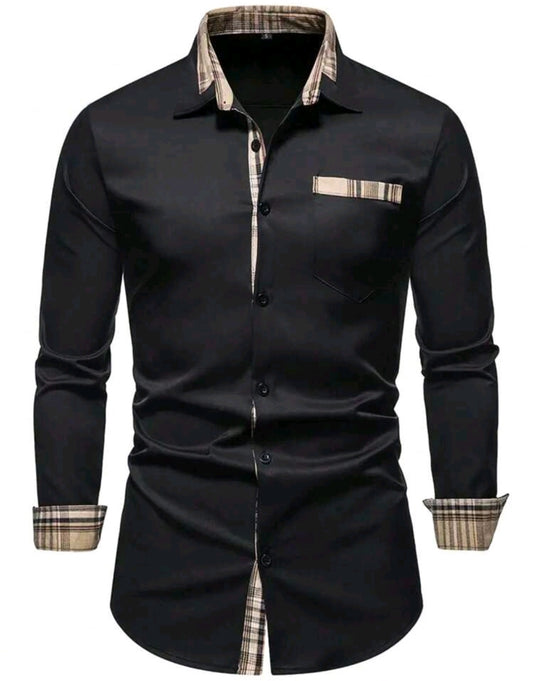 MODERN FIT MEN LONG SLEEVE SHIRT