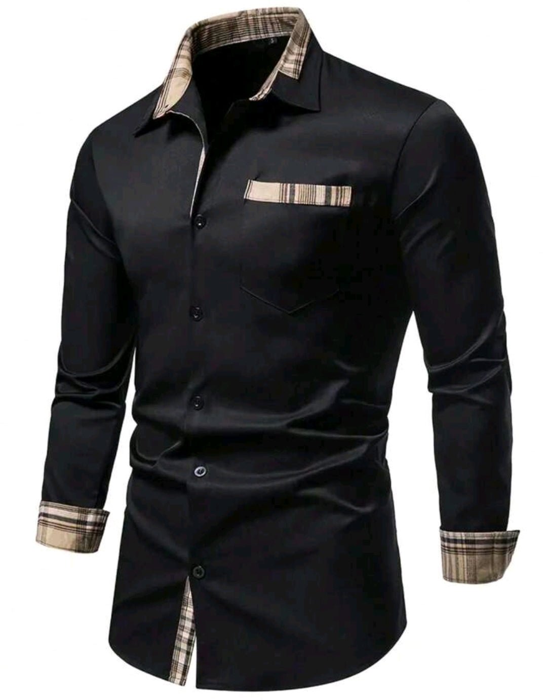 MODERN FIT MEN LONG SLEEVE SHIRT