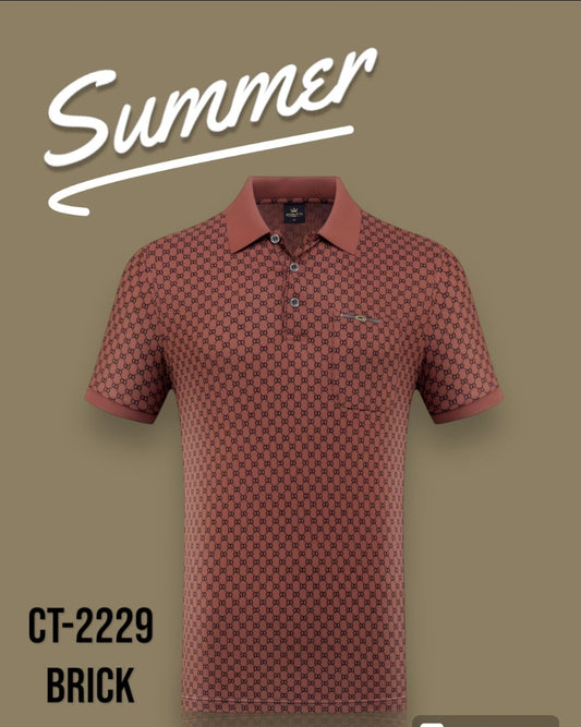 MEN MODERN FIT SUMMER POLO SHIRT
