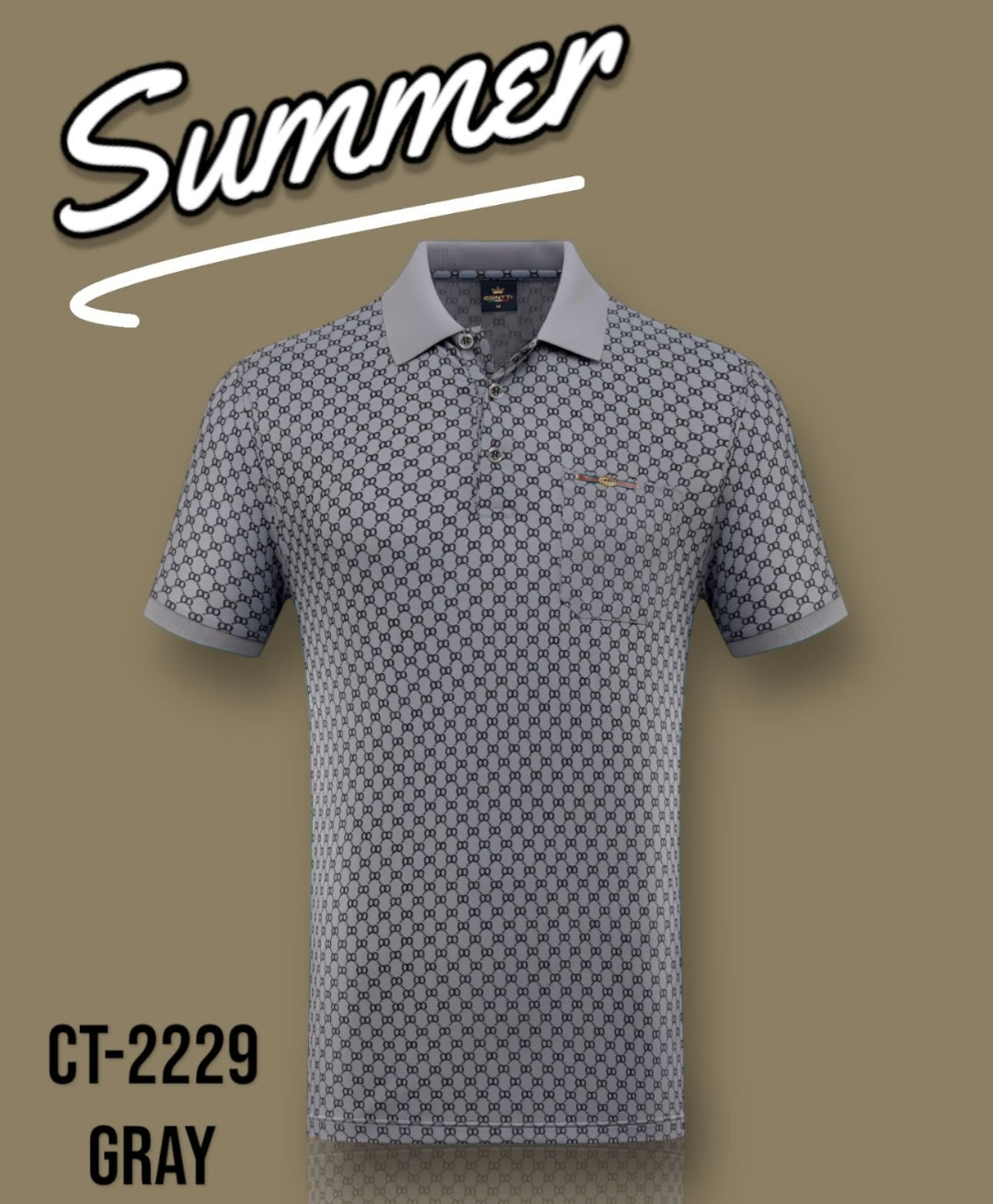 MEN MODERN FIT SUMMER POLO SHIRT