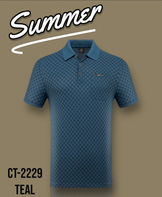 MEN MODERN FIT SUMMER POLO SHIRT