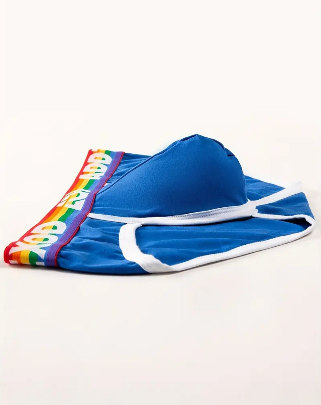 MEN RAINBOW STRIP BELT BRIEF