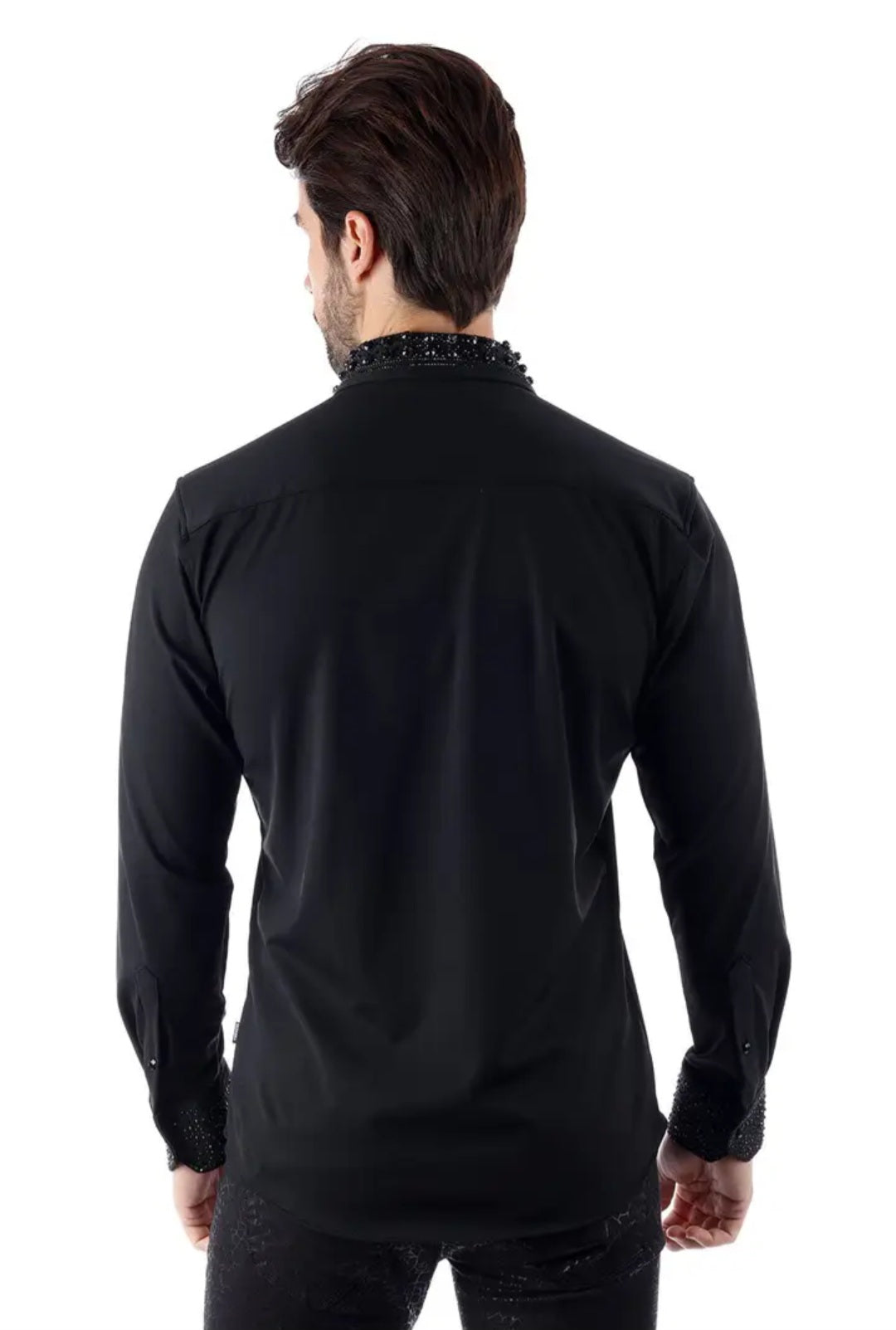 Louis Rhinestone Long Sleeve Shirt - 3 Colors