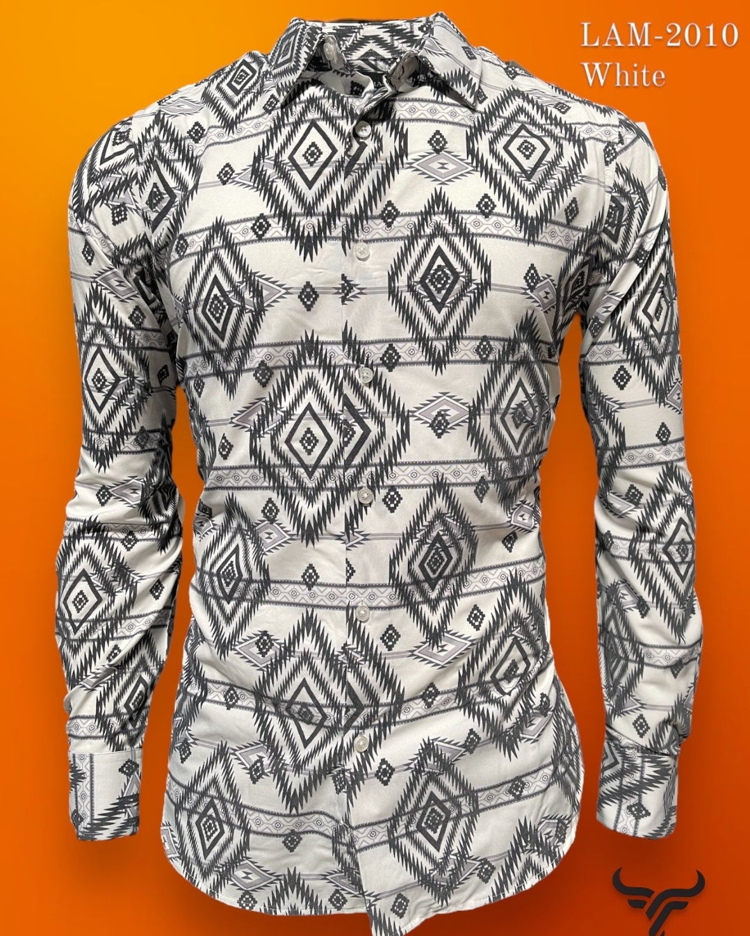GEOMETRIC PRINTED LONG SLEEVE SHIRT