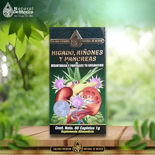 HIGADO RIÑONES Y PANCREAS DESINTOXICA Y FORTALECE TU ORGANISMO