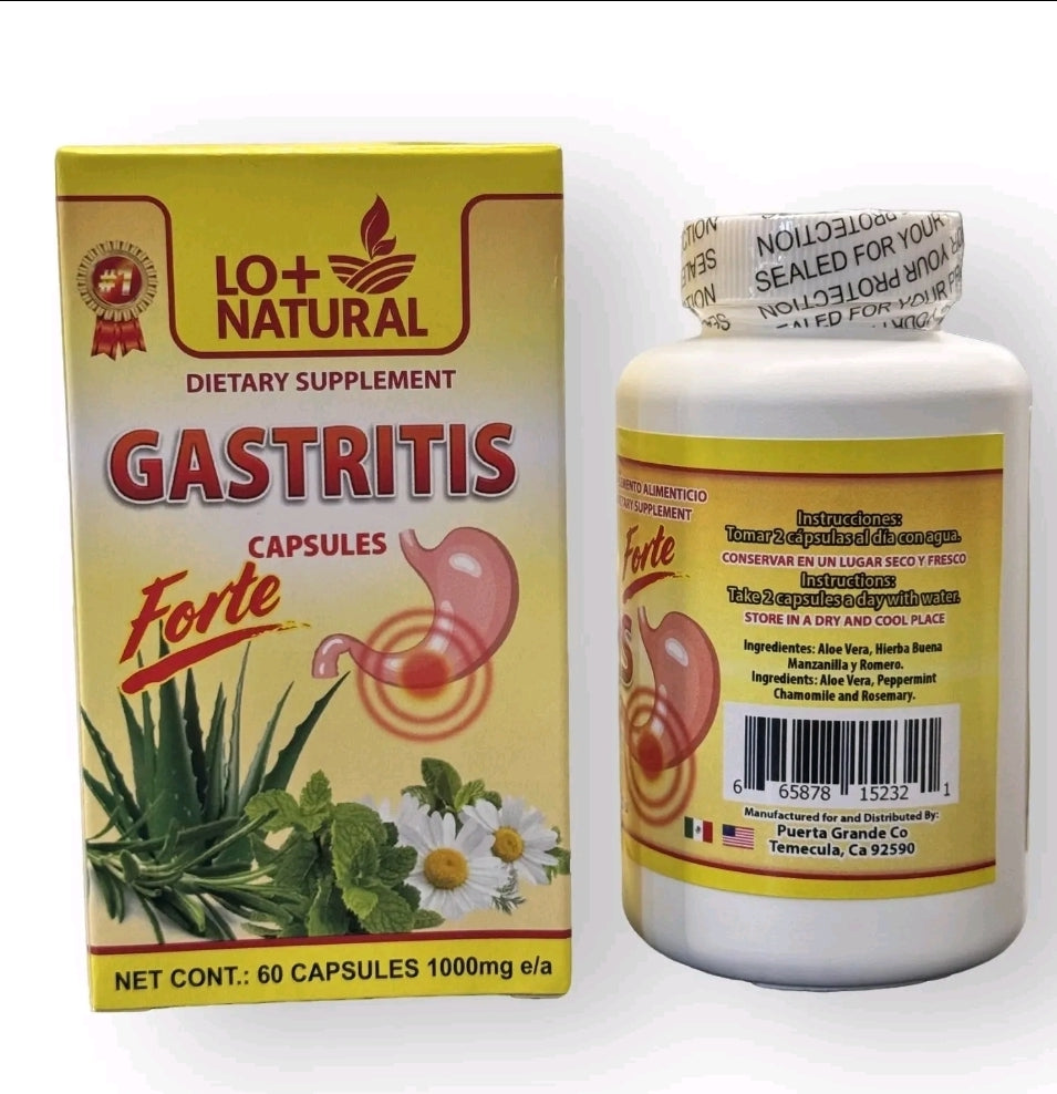 GASTRITIS FORTE NATURAL SUPLEMENT