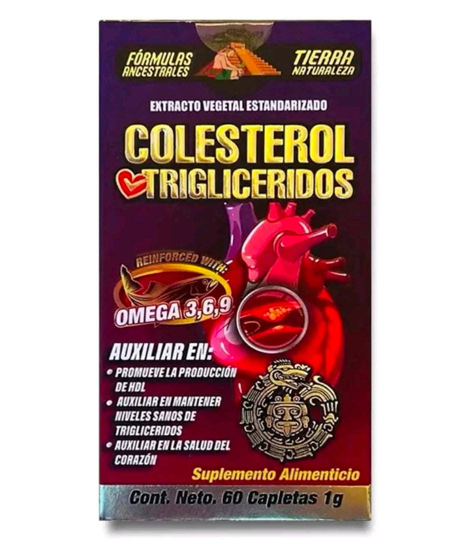 COLESTEROL TRIGLICERIDOS SUPLEMENTO NATURAL