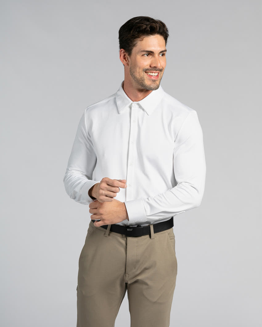 SLIM FIT PLAIN MEN'S SHIRT