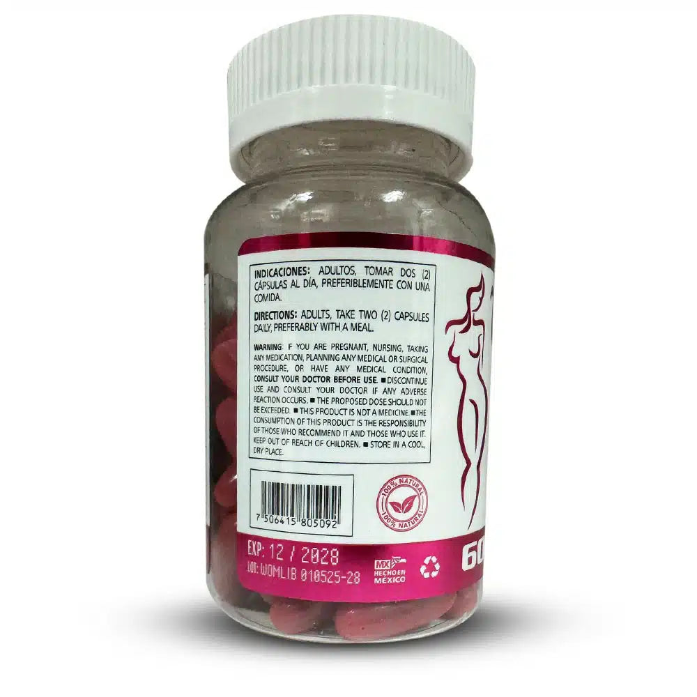 WOMEN LIB INVIGORATING FEMININE VIGORIZANTE FEMENINO ENERGIA LIBIDO DESEO