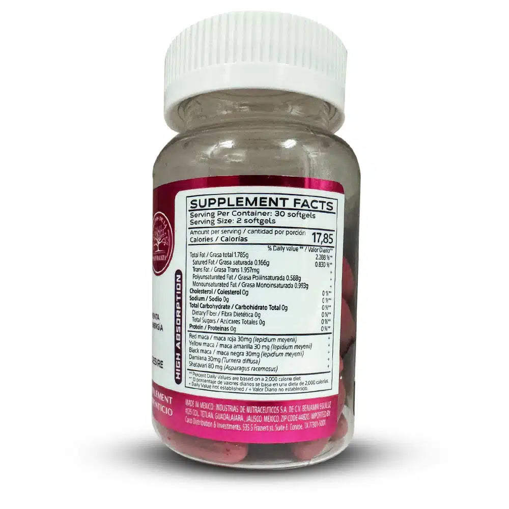 WOMEN LIB INVIGORATING FEMININE VIGORIZANTE FEMENINO ENERGIA LIBIDO DESEO