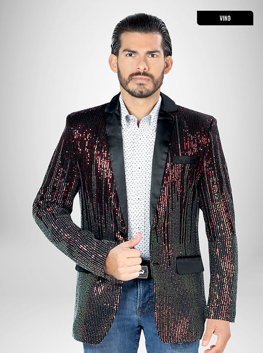PREMIUM SEQUIN DETAILS TUXEDO BLAZER