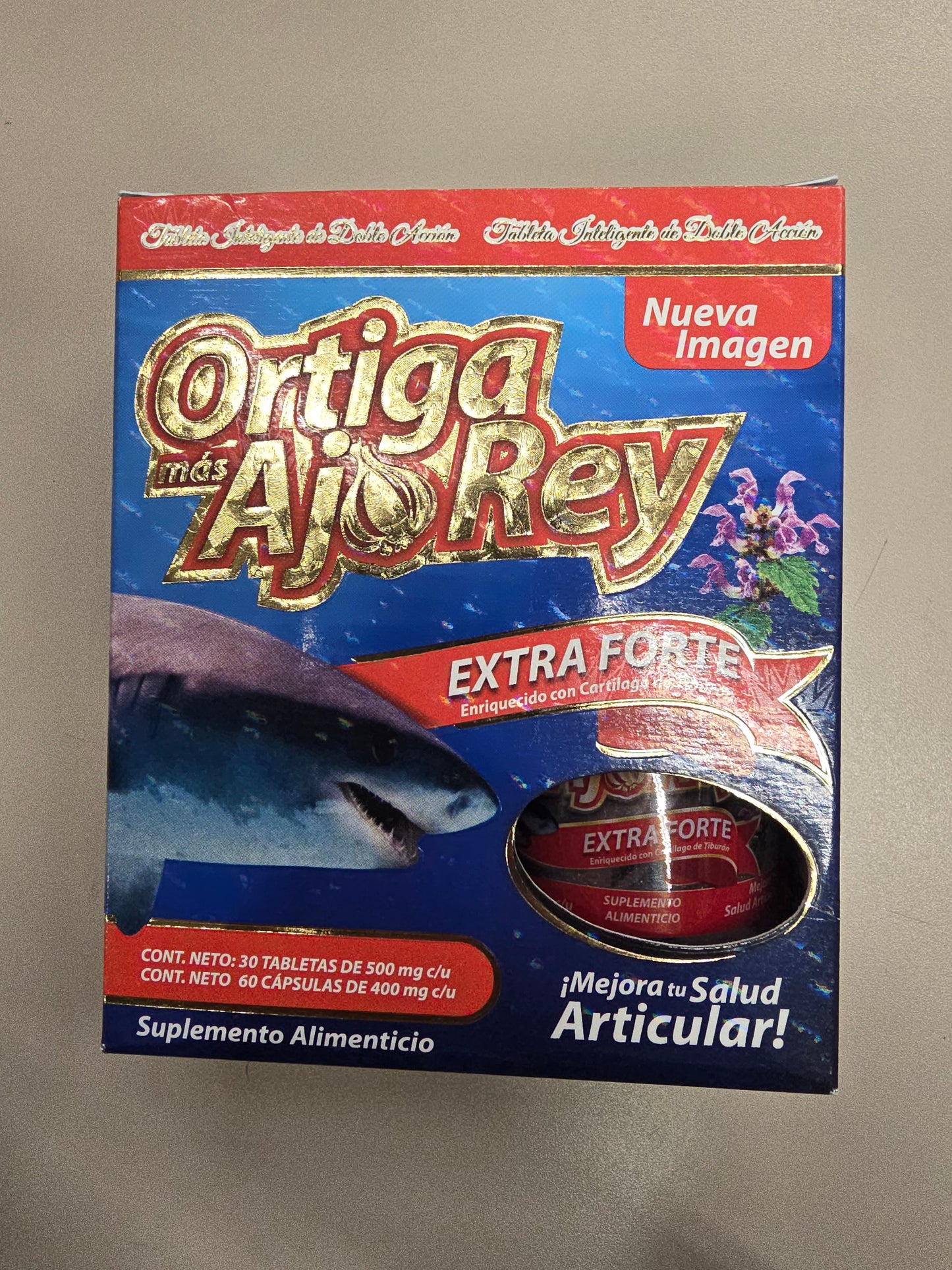ORTIGA MAS AJO REY EXTRA FORTE SUPLEMENTO