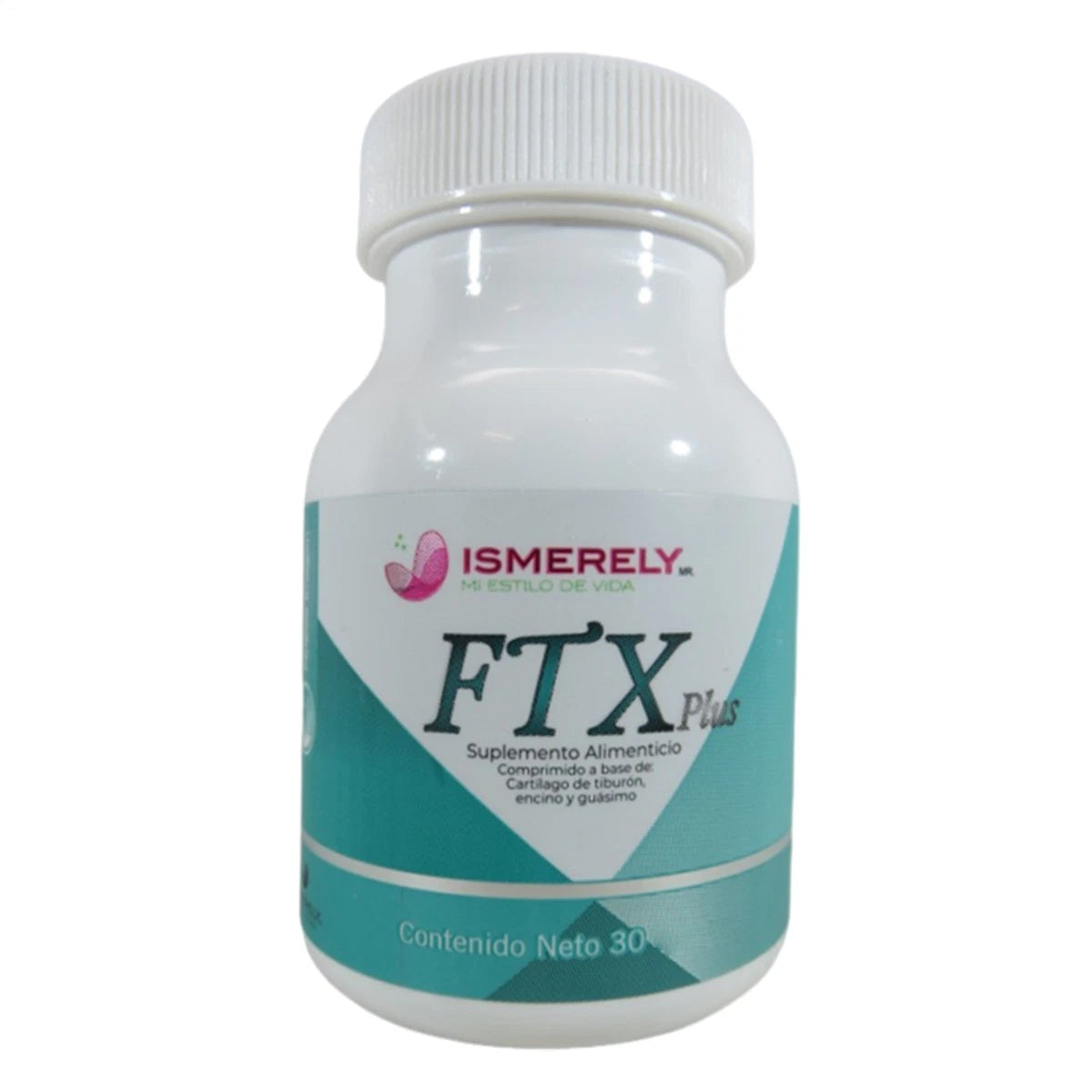 FTX ISMERELY SUPLEMENTO CON VITAMINA C D E CARTÍLAGO DE TIBURON COLAGENO GUASIMO Y ENCINO